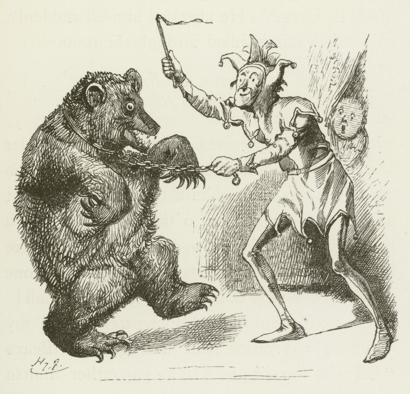 Illustrasjon for Sylvie og Bruno av Lewis Carroll av Harry Furniss