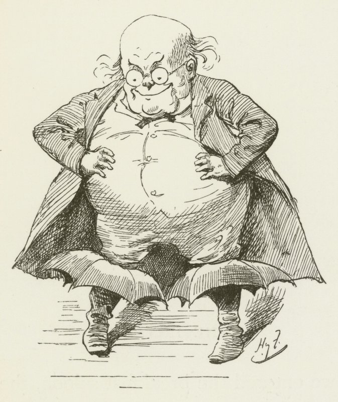 Illustrasjon for Sylvie og Bruno av Lewis Carroll av Harry Furniss