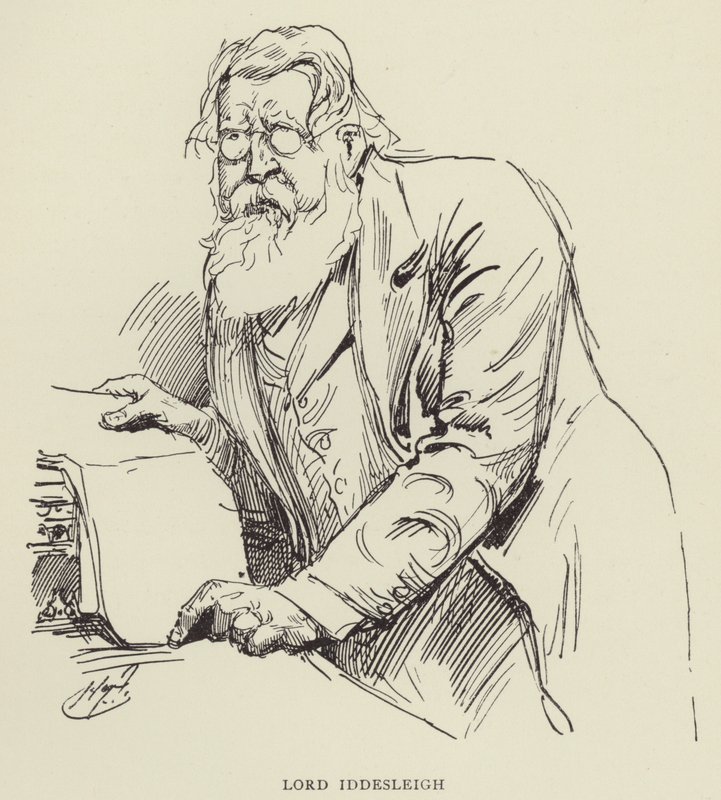 Lord Iddesleigh av Harry Furniss