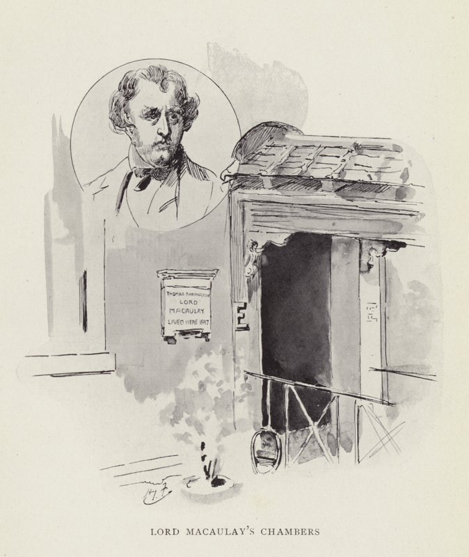 Lord Macaulays kamre av Harry Furniss