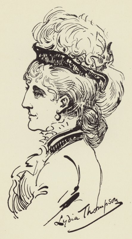 Lydia Thompson av Harry Furniss