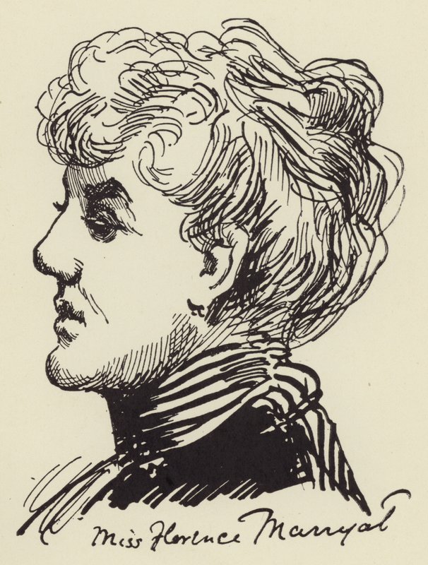 Frøken Florence Marryat av Harry Furniss
