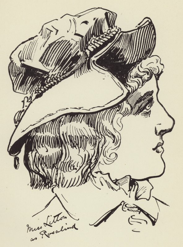 Miss Litton som Rosalind av Harry Furniss