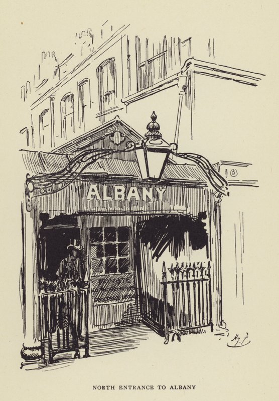 Nordinngang til Albany av Harry Furniss