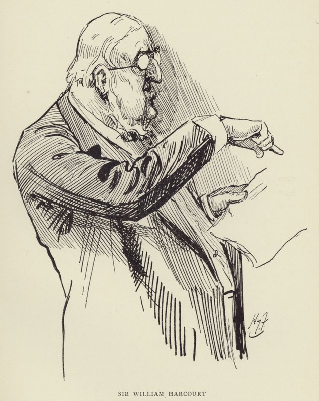 Sir William Harcourt av Harry Furniss