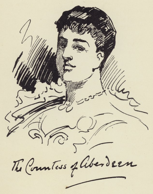 Grevinnen av Aberdeen av Harry Furniss