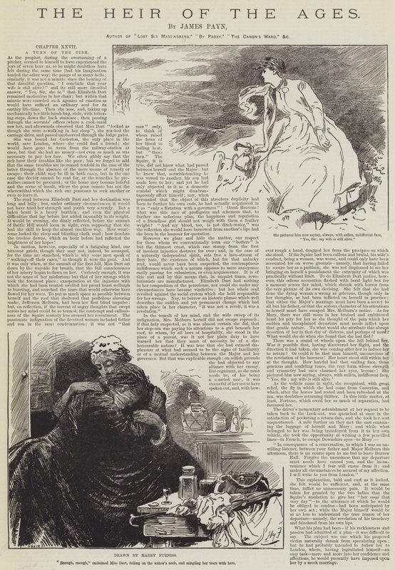 Tidenes arving, av James Payn av Harry Furniss