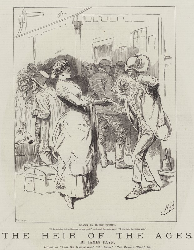 Tidenes arving, av James Payn av Harry Furniss