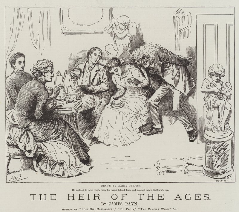 Tidenes arving, av James Payn av Harry Furniss