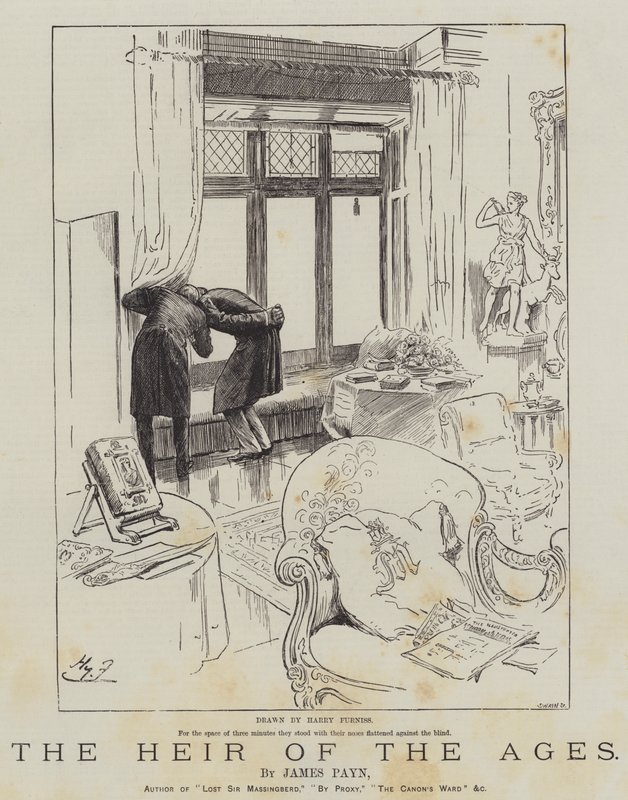 Tidenes arving, av James Payn av Harry Furniss