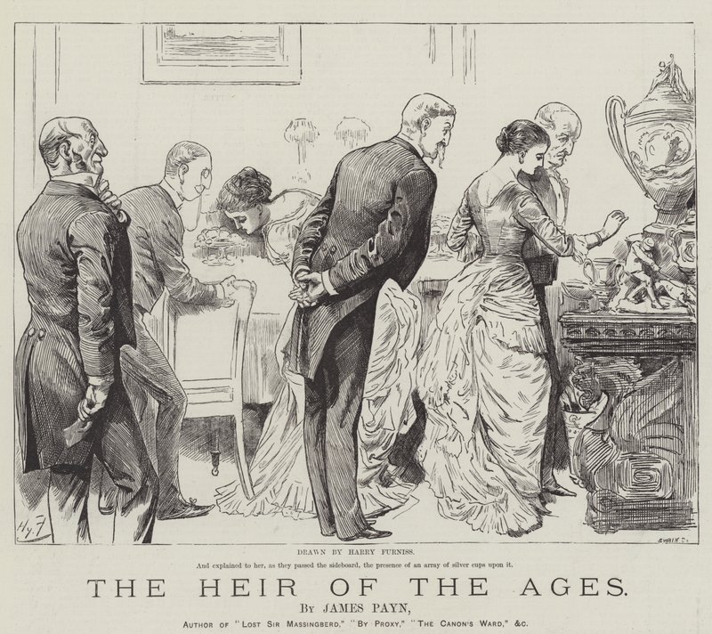 Tidenes arving, av James Payn av Harry Furniss