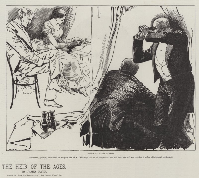 Tidenes arving, av James Payn av Harry Furniss