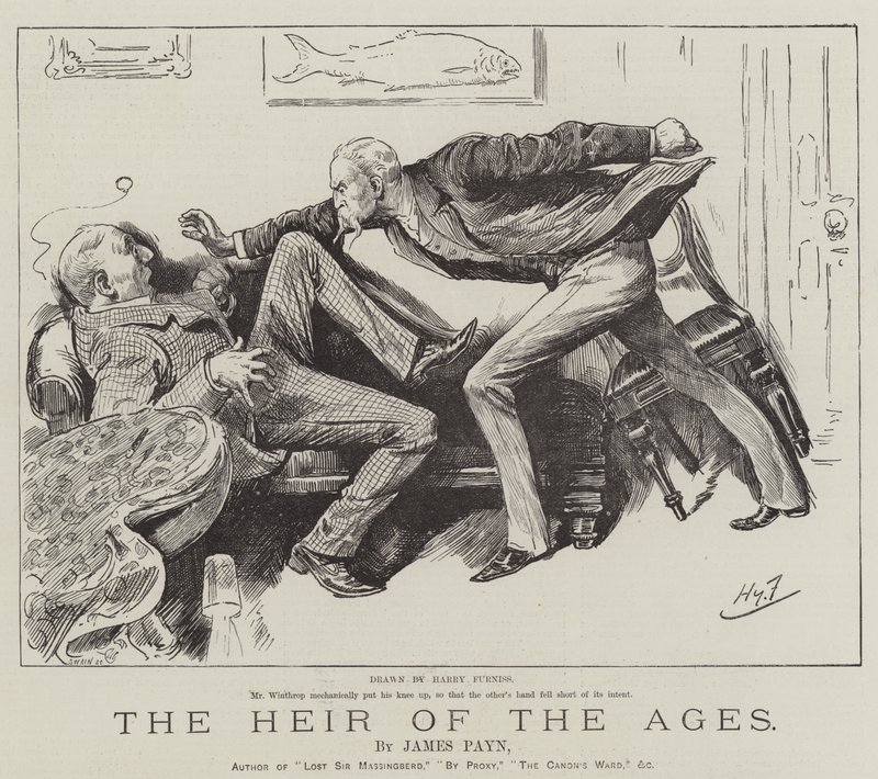 Tidenes arving, av James Payn av Harry Furniss