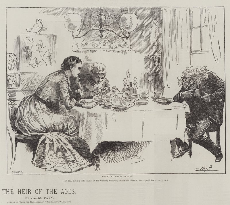 Tidenes arving, av James Payn av Harry Furniss