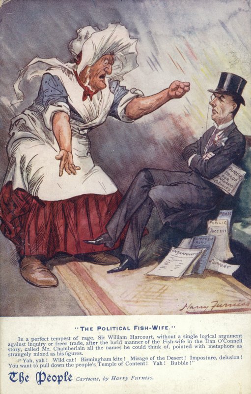 Den politiske fiskekona av Harry Furniss