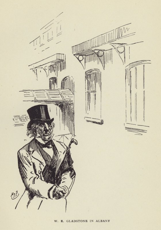 VI Gladstone i Albany av Harry Furniss