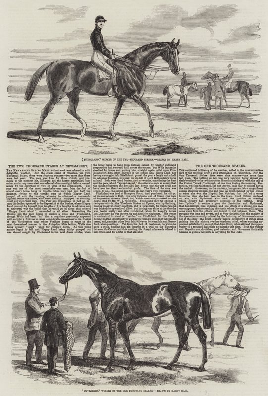 De to tusen innsatsene på Newmarket av Harry Hall