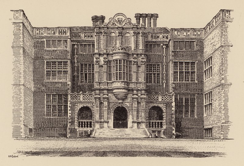 Bramshill, Hampshire (farge litho) av Harry Percy Clifford