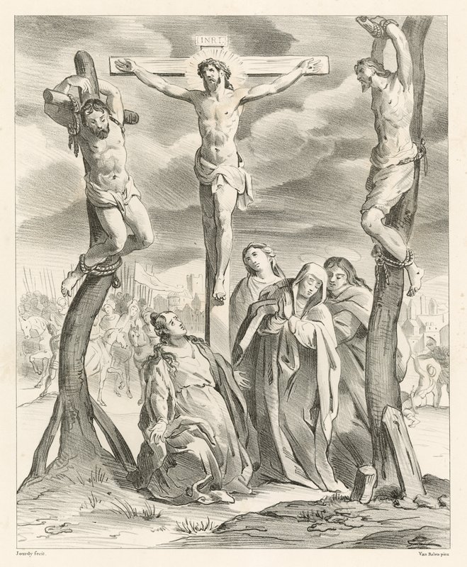 Korsfestelsen av Hendrik van the Elder Balen