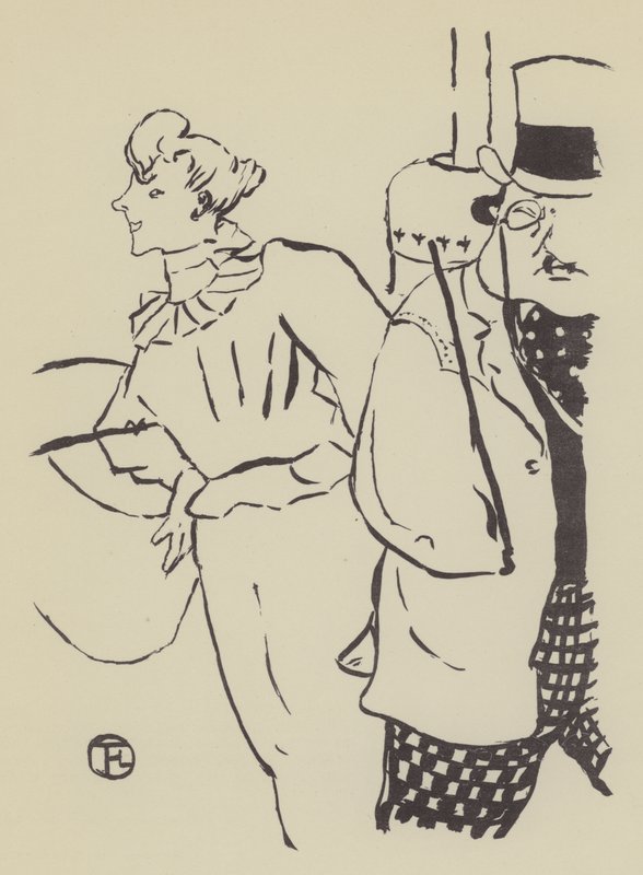 Den lille Trottinen av Henri de Toulouse Lautrec