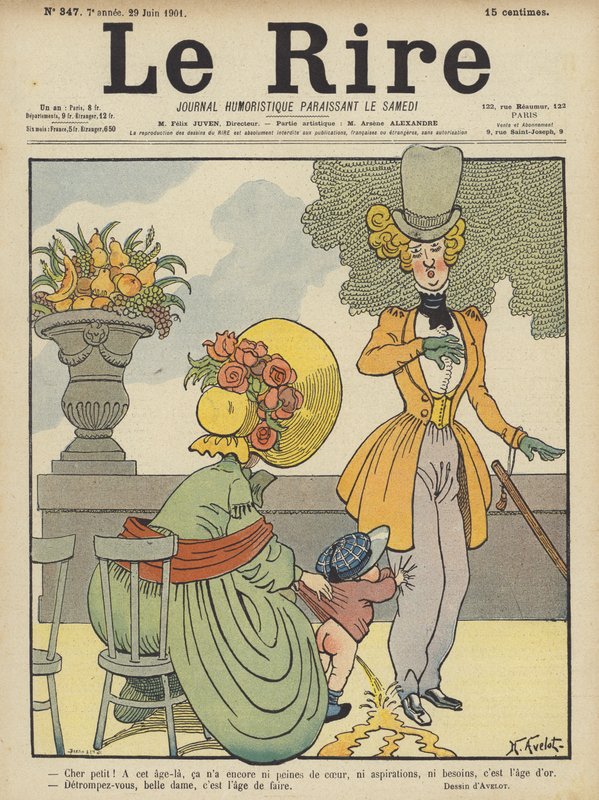 Illustrasjon for Le Rire av Henri Avelot