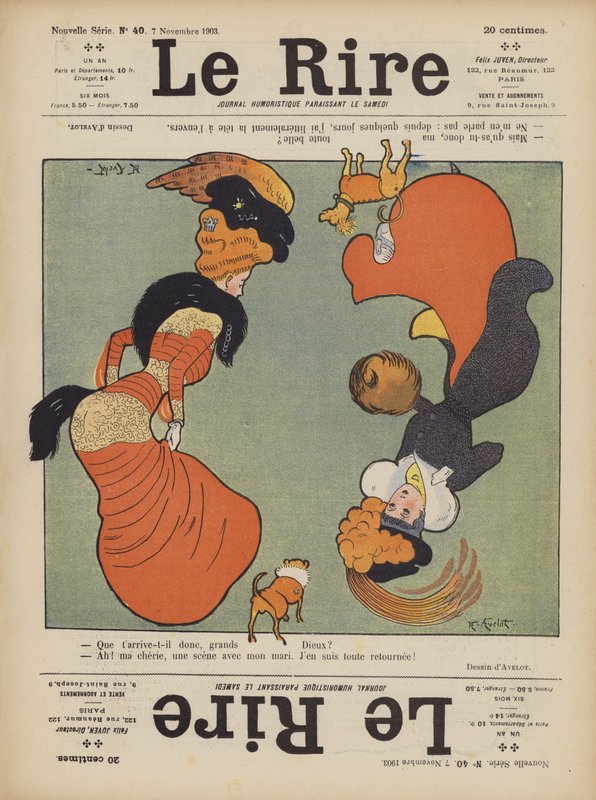Illustrasjon for Le Rire av Henri Avelot