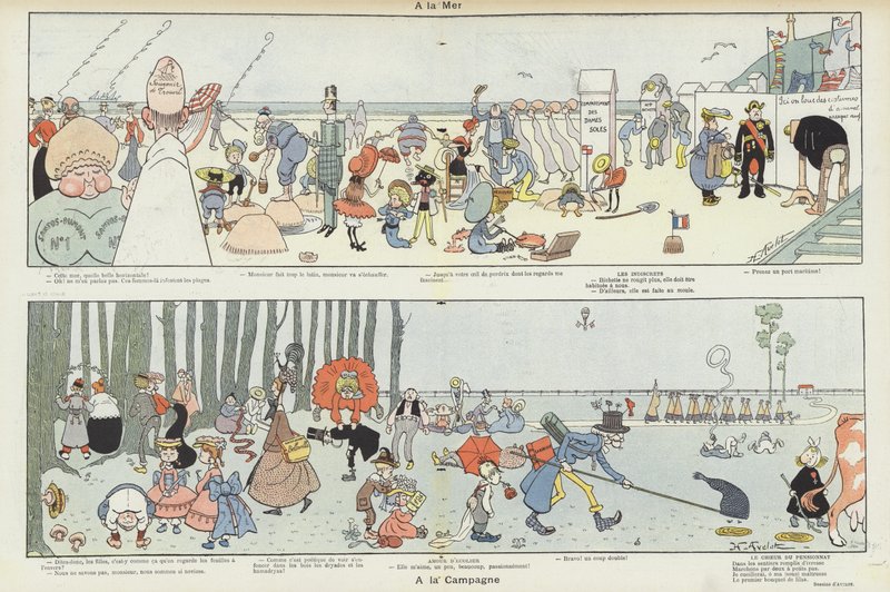 Illustrasjon for Le Rire av Henri Avelot