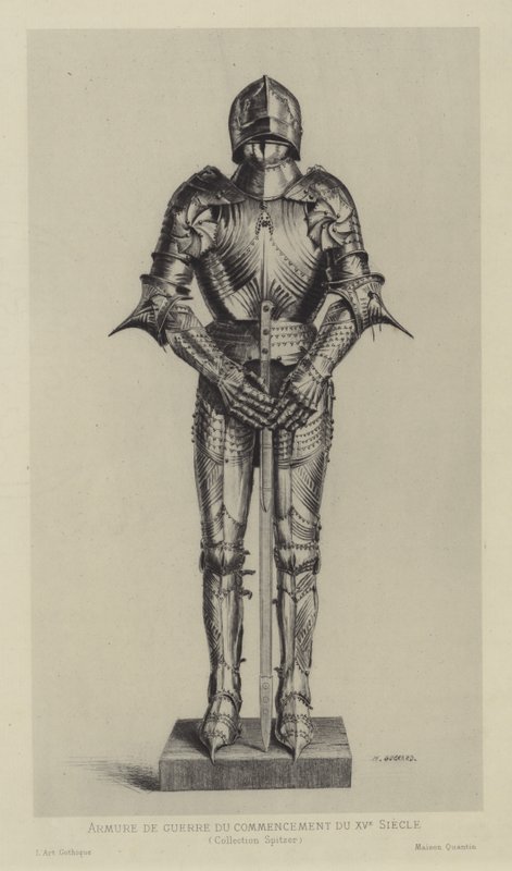Rustning, tidlig på 1400-tallet av Henri Charles Guérard