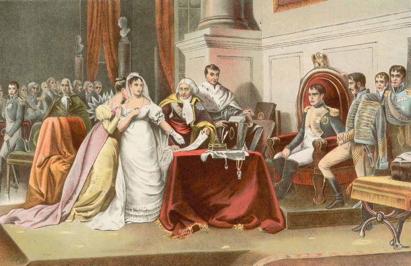 Skilsmisse fra Josephine av Henri Frederic Schopin