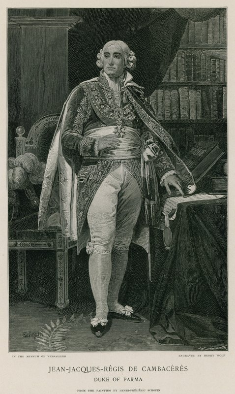 Jean-Jacques-Regis de Cambaceres av Henri Frederic Schopin