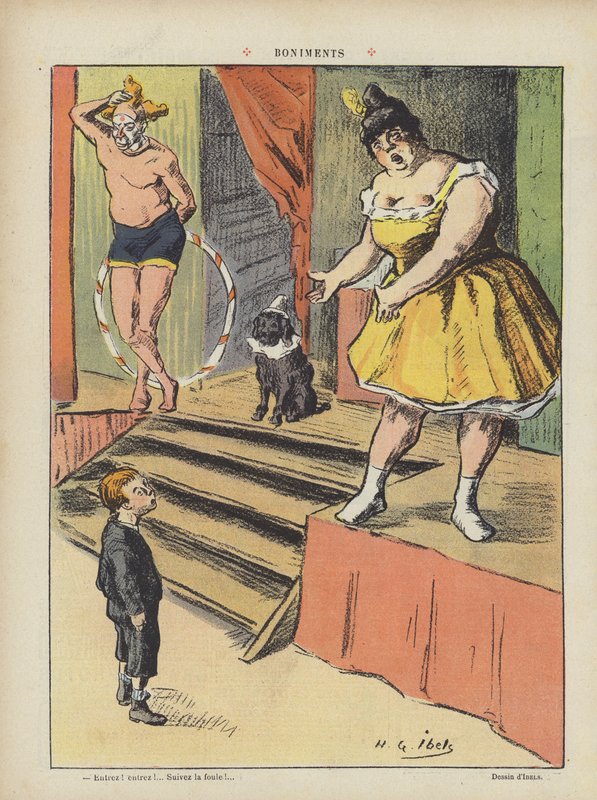 Illustrasjon for Le Rire av Henri Gabriel Ibels