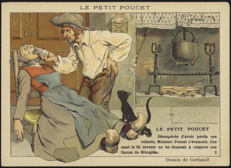 Annonse for Ricqles Peppermint Cure (farge litho) av Henri Gerbault