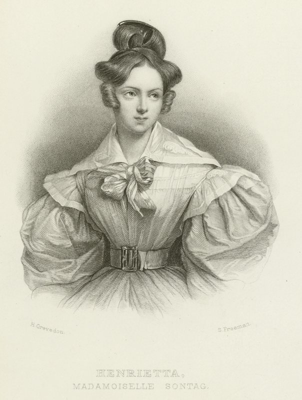 Henrietta, Madamoiselle Sontag av Henri Grevedon