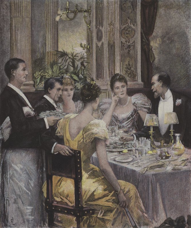 Et middagsselskap av Henri Lafon