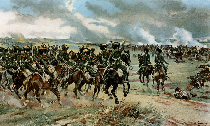 De 20. Jegerne på Wagram av Henri Louis Dupray