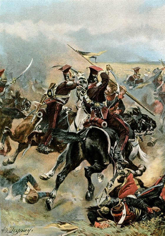 Lyshesten på Wagram av Henri Louis Dupray