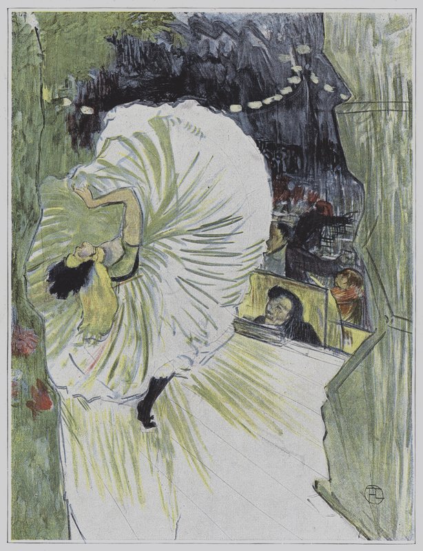 Illustrasjon fra Pleasure in Paris av Henri de Toulouse Lautrec