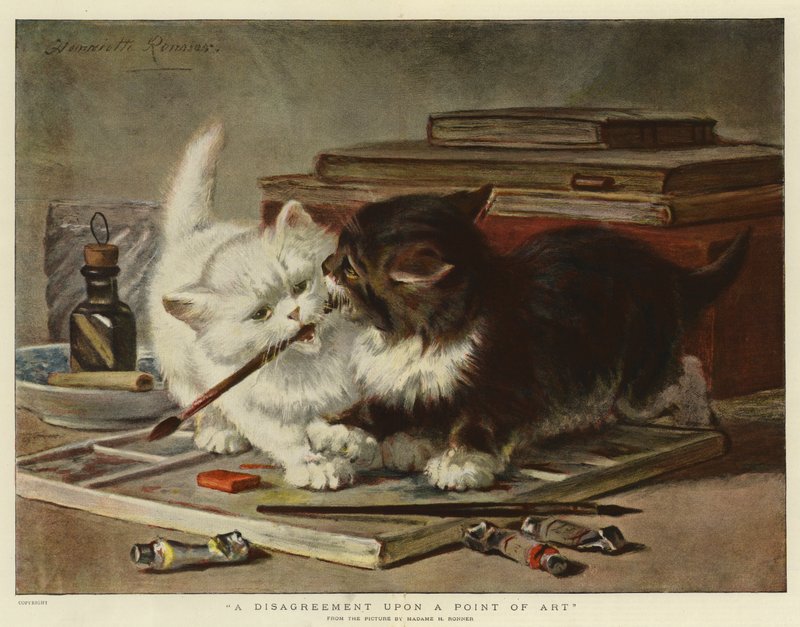 En uenighet om et kunstpunkt av Henriëtte Ronner Knip