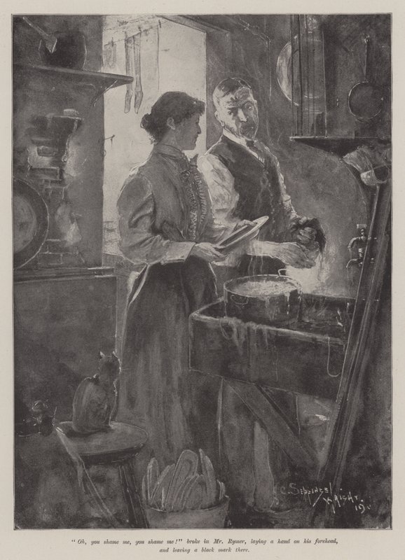 En sjarmerende familie, av George Gissing av Henry Charles Seppings Wright