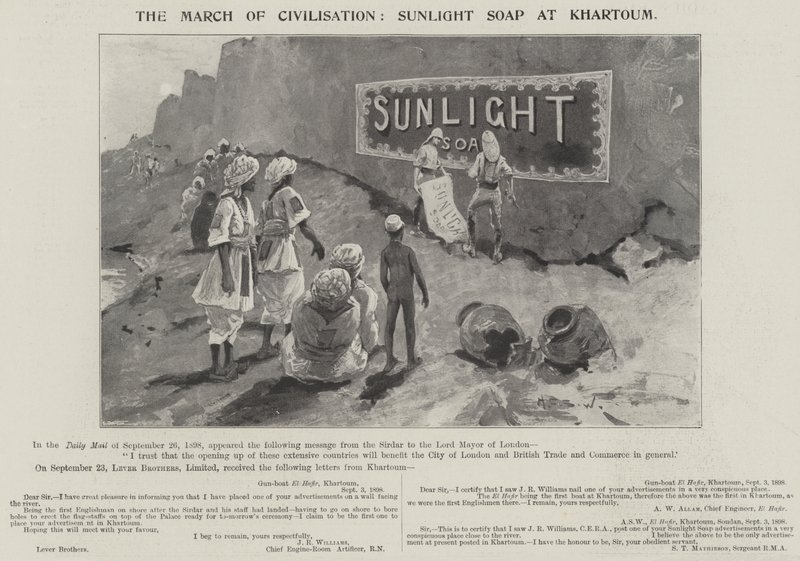Annonse, Sunlight Soap av Henry Charles Seppings Wright