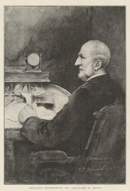 Amerikanske kjendiser, Mr Chauncey M Depew av Henry Charles Seppings Wright