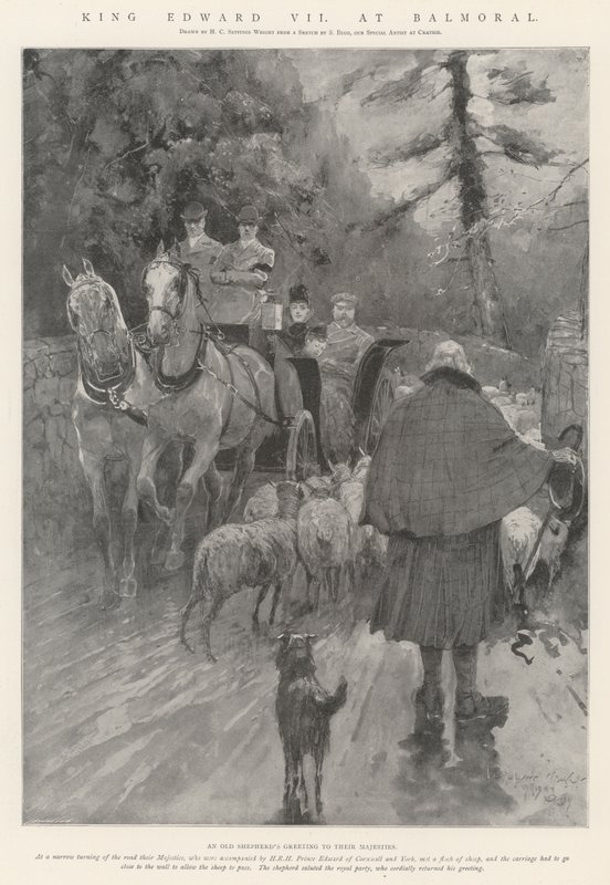 Kong Edward VII på Balmoral av Henry Charles Seppings Wright