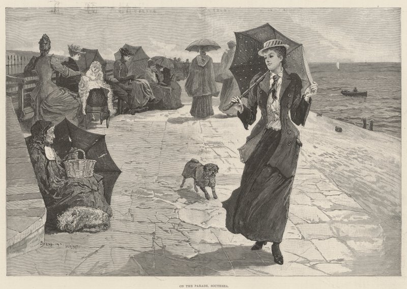 På Paraden, Southsea av Henry Charles Seppings Wright