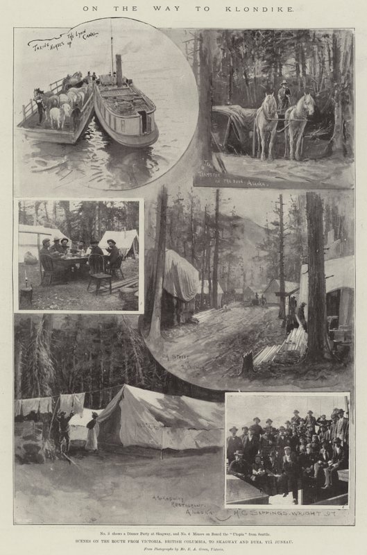 På vei til Klondike av Henry Charles Seppings Wright