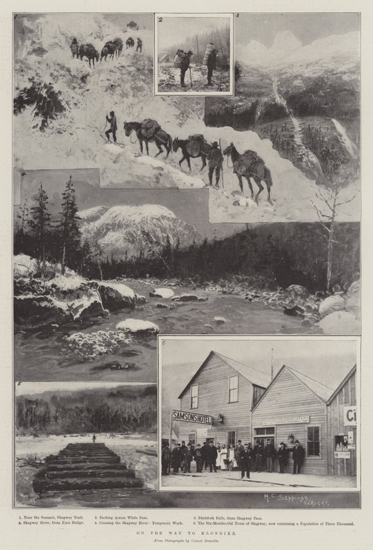 På vei til Klondike av Henry Charles Seppings Wright