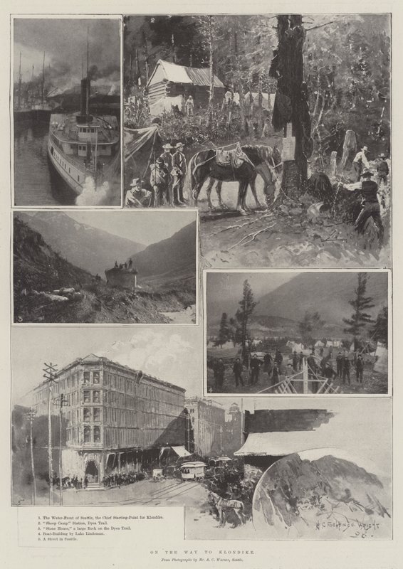 På vei til Klondike av Henry Charles Seppings Wright