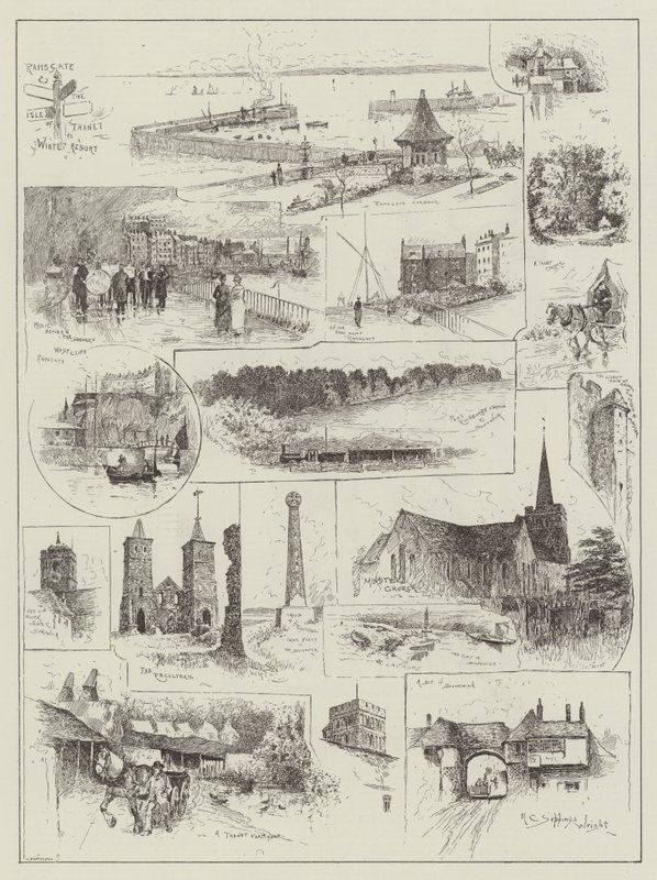 Ramsgate og Isle of Thanet som et vinterferiested av Henry Charles Seppings Wright