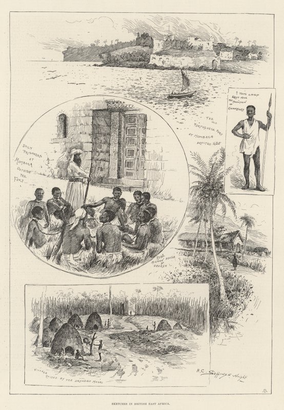 Skisser i Britisk Øst-Afrika av Henry Charles Seppings Wright