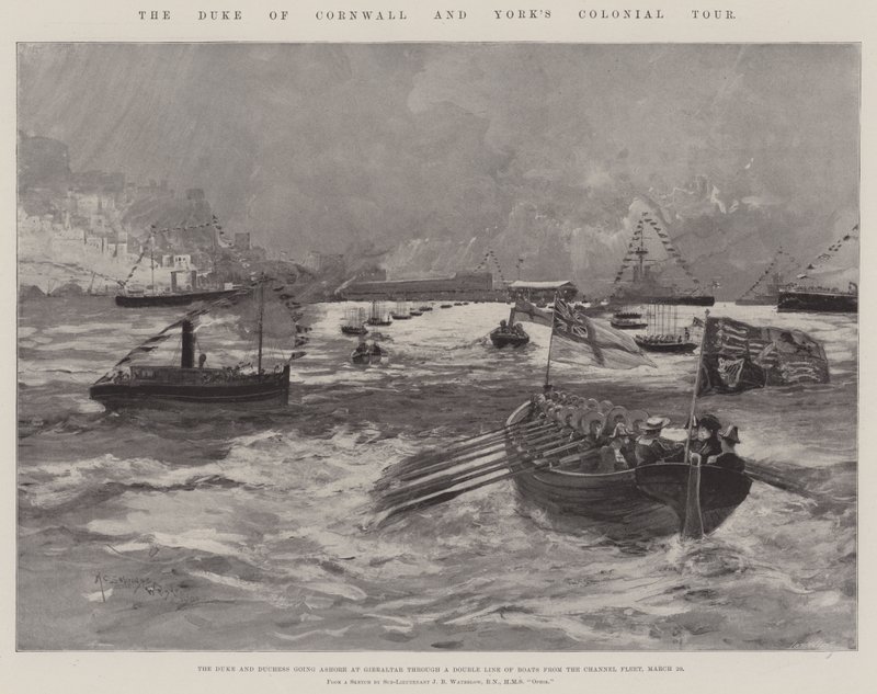 Hertugen av Cornwall og Yorks Colonial Tour av Henry Charles Seppings Wright