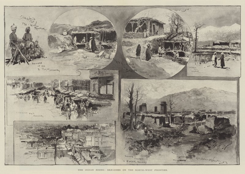 The Indian Rising, Skisser på Nordvestgrensen av Henry Charles Seppings Wright